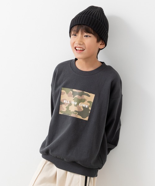 chil2（チルツー）の「綿100% プリント裏毛トレーナー（スウェット・キッズ・A/B/C/D/E/F/G/H/I/J/K/L/M/N/O/P・80ｃｍ/90cm/110cm/100cm/120cm/130cm/140cm）」の14枚目の写真