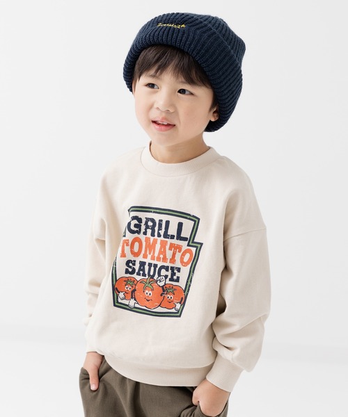 chil2（チルツー）の「綿100% プリント裏毛トレーナー（スウェット・キッズ・A/B/C/D/E/F/G/H/I/J/K/L/M/N/O/P・80ｃｍ/90cm/110cm/100cm/120cm/130cm/140cm）」の15枚目の写真