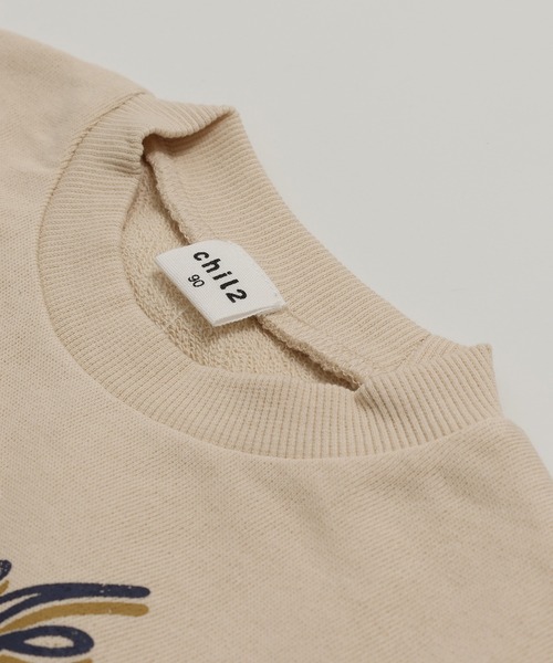 chil2（チルツー）の「綿100% プリント裏毛トレーナー（スウェット・キッズ・A/B/C/D/E/F/G/H/I/J/K/L/M/N/O/P・80ｃｍ/90cm/110cm/100cm/120cm/130cm/140cm）」の19枚目の写真