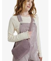 ROXY | FEELING VIBES CROSSB /ロキシーロゴワンポイントコーデュロイショルダーバッグ(ショルダーバッグ)