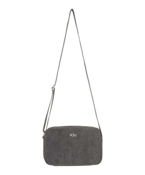 ROXY（ロキシー）の「FEELING VIBES CROSSB /ロキシーロゴワンポイントコーデュロイショルダーバッグ（ショルダーバッグ・レディース・ライラック/ブラック・FREE）」の5枚目の写真
