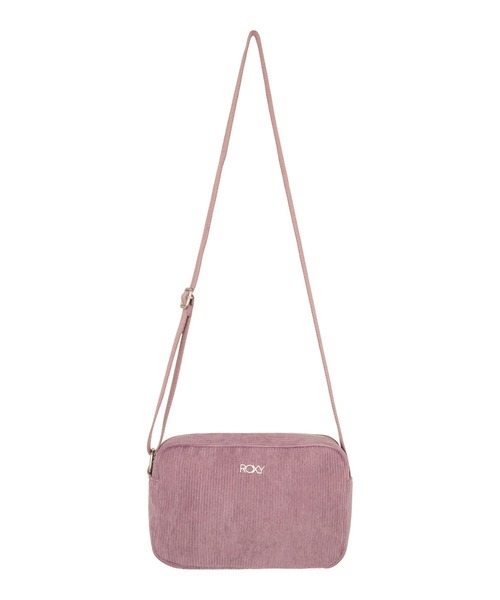 ROXY（ロキシー）の「FEELING VIBES CROSSB /ロキシーロゴワンポイントコーデュロイショルダーバッグ（ショルダーバッグ・レディース・ライラック/ブラック・FREE）」の8枚目の写真