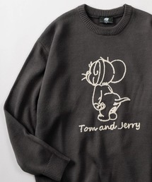TOM&JERRY（トムアンドジェリー）の「【71】【TOM＆JERRY/トムとジェリー】ジェリーデザイン ジャガードニット（ニット/セーター）」