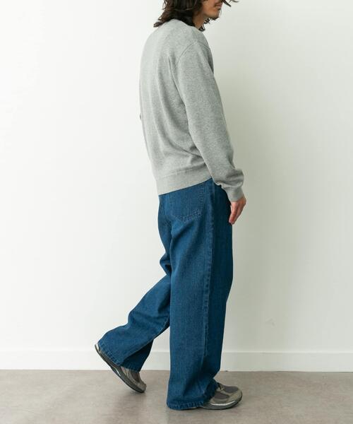 URBAN RESEARCH Sonny Label(アーバンリサーチサニーレーベル)の「スウェットライクニットプルオーバー(ニット/セーター・メンズ・グレー/ブラック/グリーン/ダークブラウン/チャコールグレー・X-LARGE/LARGE/MEDIUM/SMALL)」の14枚目の写真