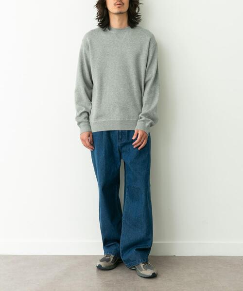 URBAN RESEARCH Sonny Label(アーバンリサーチサニーレーベル)の「スウェットライクニットプルオーバー(ニット/セーター・メンズ・グレー/ブラック/グリーン/ダークブラウン/チャコールグレー・X-LARGE/LARGE/MEDIUM/SMALL)」の15枚目の写真