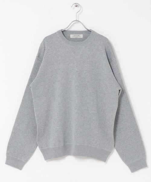 URBAN RESEARCH Sonny Label(アーバンリサーチサニーレーベル)の「スウェットライクニットプルオーバー(ニット/セーター・メンズ・グレー/ブラック/グリーン/ダークブラウン/チャコールグレー・X-LARGE/LARGE/MEDIUM/SMALL)」の16枚目の写真