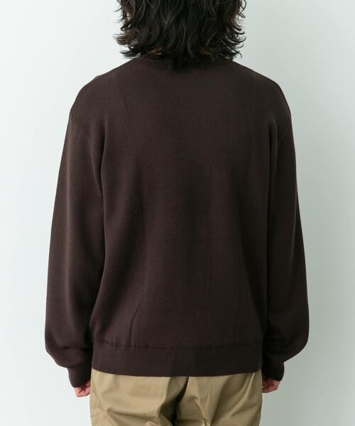 URBAN RESEARCH Sonny Label（アーバンリサーチサニーレーベル）の「スウェットライクニットプルオーバー（ニット/セーター・メンズ・グレー/ブラック/グリーン/ダークブラウン/チャコールグレー・X-LARGE/LARGE/MEDIUM/SMALL）」の14枚目の写真