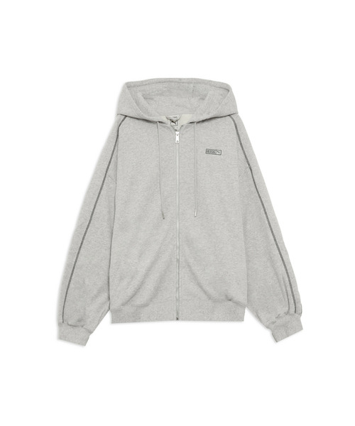 PUMA(プーマ)の「PUMA プーマ ウィメンズ PUMA x ROSE T7 オーバーサイズ フルジップ フーディ(パーカー・レディース・グレー系その他/ブラック・SMALL/X-SMALL/LARGE/MEDIUM)」の15枚目の写真