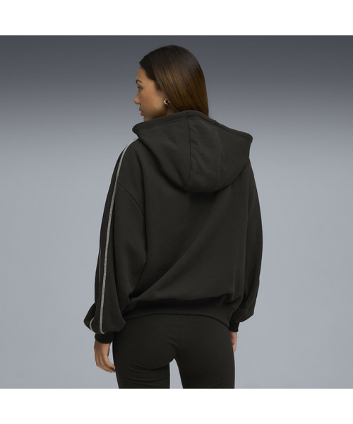 PUMA(プーマ)の「PUMA プーマ ウィメンズ PUMA x ROSE T7 オーバーサイズ フルジップ フーディ(パーカー・レディース・グレー系その他/ブラック・SMALL/X-SMALL/LARGE/MEDIUM)」の10枚目の写真