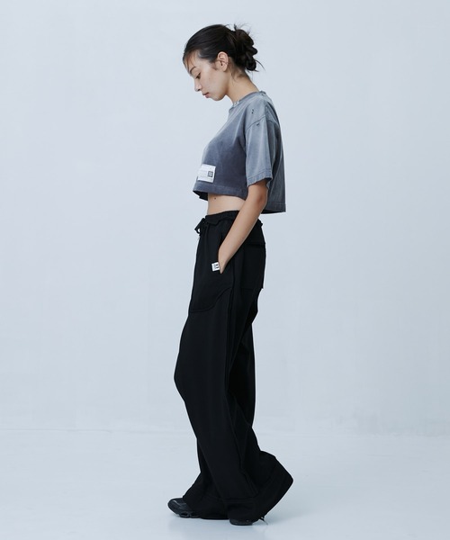 MIHARAYASUHIRO(ミハラヤスヒロ)の「【MIHARAYASUHIRO/ミハラヤスヒロ】INSIDE OUT PANTS/インサイドアウトパンツ/スウェットワイドパンツ(スウェットパンツ・レディース・チャコールグレー/ブラック/キャメル・36/38)」の5枚目の写真
