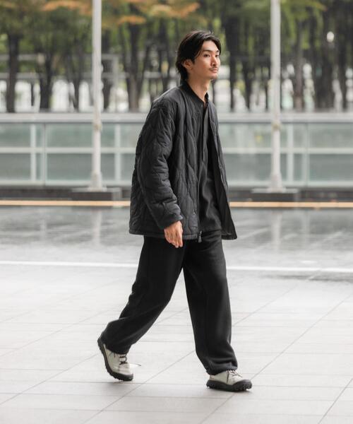 セール】『UR TECH』ナイロンタッサーブルゾン（ダウンジャケット