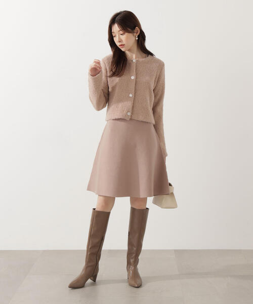 PROPORTION BODY DRESSING（プロポーションボディドレッシング）の「＜Ｅ＞総針ミニワンピース / 1215247003（ワンピース・レディース・ベージュ/ネイビー/ピンク・FREE）」の7枚目の写真