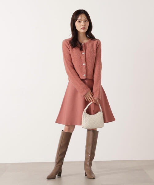 PROPORTION BODY DRESSING（プロポーションボディドレッシング）の「＜Ｅ＞総針ミニワンピース / 1215247003（ワンピース・レディース・ベージュ/ネイビー/ピンク・FREE）」の17枚目の写真