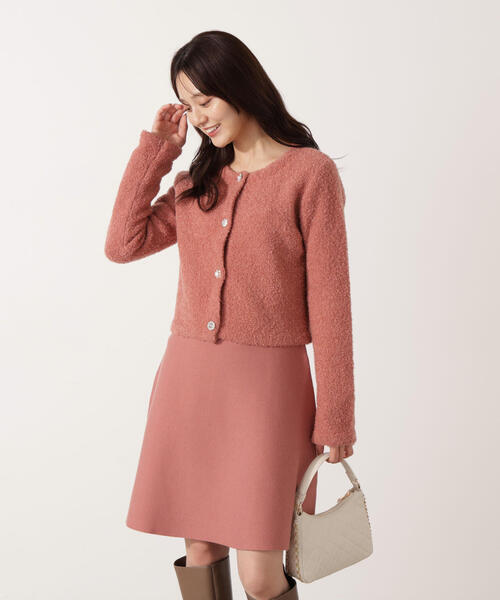 PROPORTION BODY DRESSING（プロポーションボディドレッシング）の「＜Ｅ＞総針ミニワンピース / 1215247003（ワンピース・レディース・ベージュ/ネイビー/ピンク・FREE）」の18枚目の写真