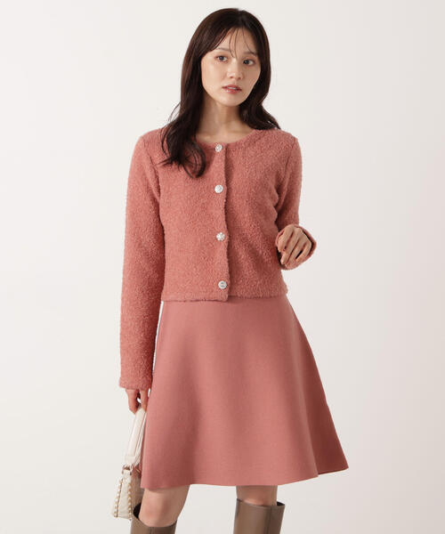 PROPORTION BODY DRESSING（プロポーションボディドレッシング）の「＜Ｅ＞総針ミニワンピース / 1215247003（ワンピース・レディース・ベージュ/ネイビー/ピンク・FREE）」の19枚目の写真