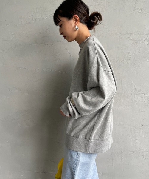 THE SHINZONE（ザ　シンゾーン）の「【THE SHINZONE/ザ シンゾーン】CLEMENTINE バックプリント スウェット（スウェット・レディース・グレー/ブルー・0）」の9枚目の写真