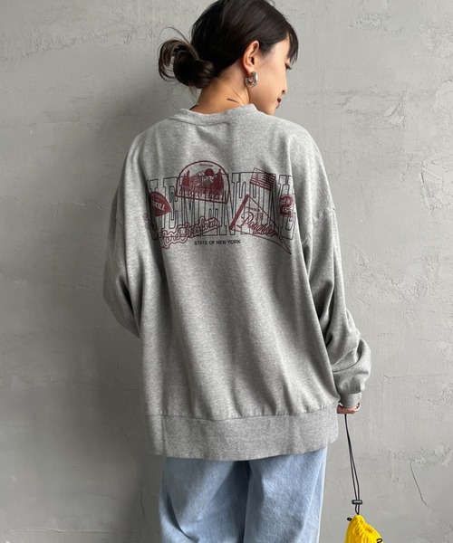 THE SHINZONE（ザ　シンゾーン）の「【THE SHINZONE/ザ シンゾーン】CLEMENTINE バックプリント スウェット（スウェット・レディース・グレー/ブルー・0）」の10枚目の写真