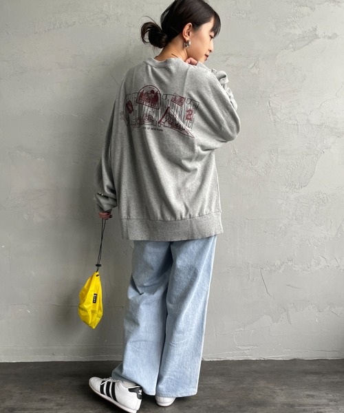 THE SHINZONE（ザ　シンゾーン）の「【THE SHINZONE/ザ シンゾーン】CLEMENTINE バックプリント スウェット（スウェット・レディース・グレー/ブルー・0）」の13枚目の写真