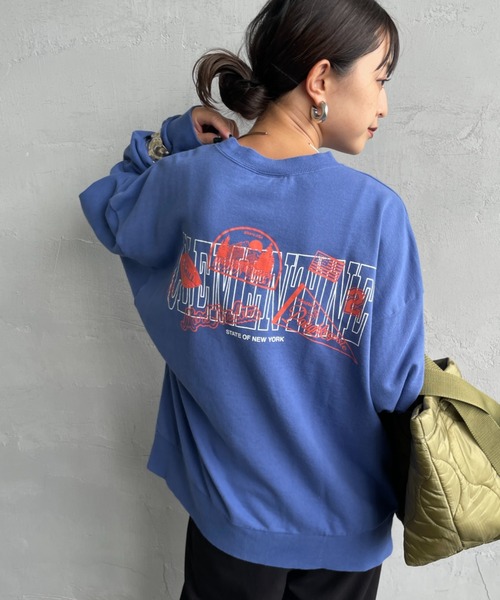 THE SHINZONE（ザ　シンゾーン）の「【THE SHINZONE/ザ シンゾーン】CLEMENTINE バックプリント スウェット（スウェット・レディース・グレー/ブルー・0）」の17枚目の写真