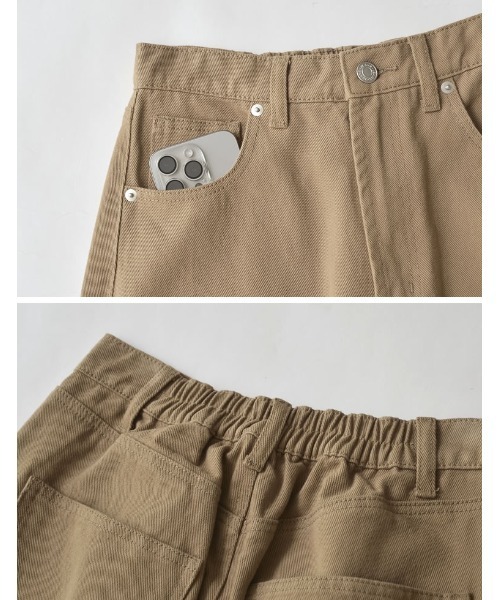 Re:EDIT（リエディ）の「[低身長/高身長サイズ有]カツラギバレルレッグカーブパンツ（デニムパンツ・レディース・アイボリー/ブラウン/ベージュ/ブラック・SHORT/SMALL/MEDIUM/TALL/LARGE）」の11枚目の写真