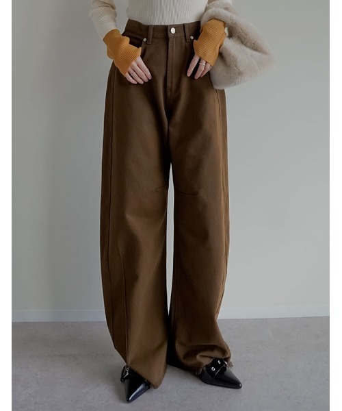 EVISU/Seagull 2005/34X35 カモメ 茶色系 肉厚ストレート EVISU