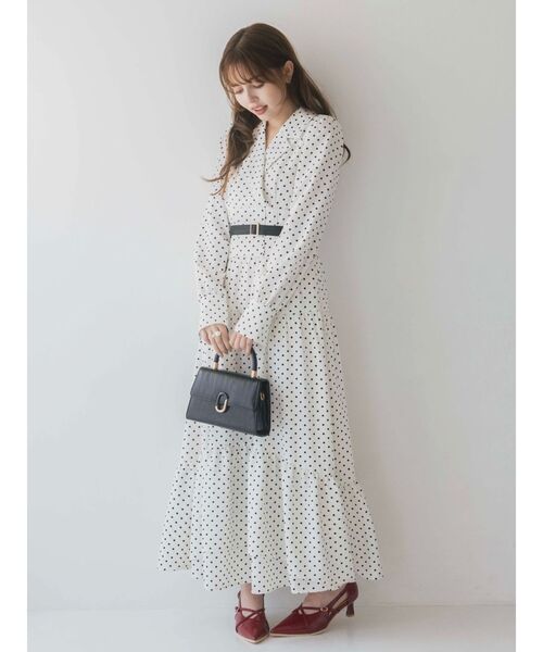 dazzlin ワンピース 美品 セール】テーラーカラーコルセットワンピース（ワンピース）｜dazzlin