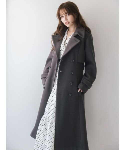 dazzlin（ダズリン）の「テーラーカラーコルセットワンピース（ワンピース・レディース・アイボリー/ブラック・SMALL/MEDIUM）」の14枚目の写真