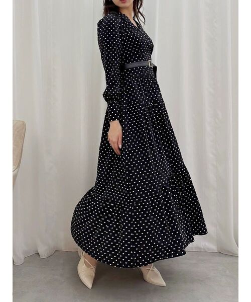 dazzlin（ダズリン）の「テーラーカラーコルセットワンピース（ワンピース・レディース・アイボリー/ブラック・SMALL/MEDIUM）」の16枚目の写真