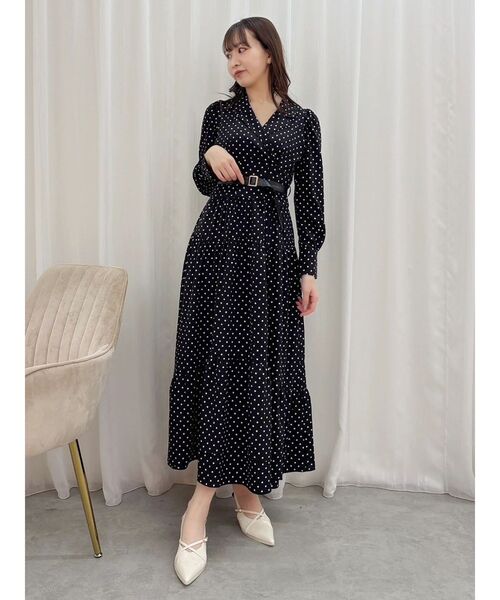 テーラーカラーコルセットワンピース（ワンピース）｜dazzlin