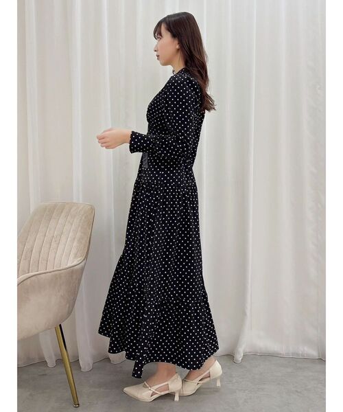 ダズリン　ワンピース セール】テーラーカラーコルセットワンピース（ワンピース）｜dazzlin