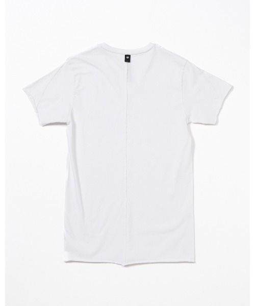 wjk(ダヴルジェイケイ)の「cut-off V-neck S/S(Tシャツ/カットソー・メンズ・ホワイト/ブラック・MEDIUM/SMALL/X-LARGE/LARGE)」の11枚目の写真