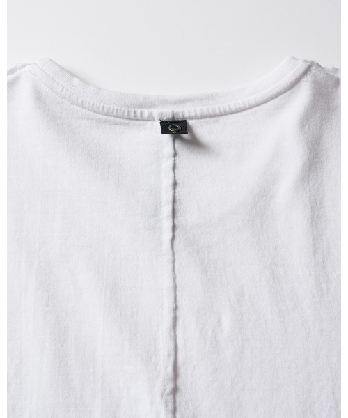 wjk(ダヴルジェイケイ)の「cut-off V-neck S/S(Tシャツ/カットソー・メンズ・ホワイト/ブラック・MEDIUM/SMALL/X-LARGE/LARGE)」の13枚目の写真