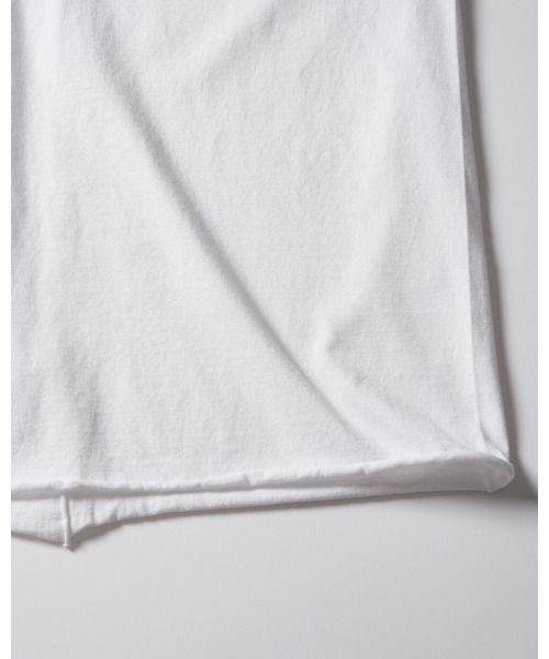 wjk(ダヴルジェイケイ)の「cut-off V-neck S/S(Tシャツ/カットソー・メンズ・ホワイト/ブラック・MEDIUM/SMALL/X-LARGE/LARGE)」の14枚目の写真
