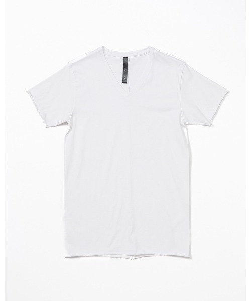 wjk(ダヴルジェイケイ)の「cut-off V-neck S/S(Tシャツ/カットソー・メンズ・ホワイト/ブラック・MEDIUM/SMALL/X-LARGE/LARGE)」の18枚目の写真