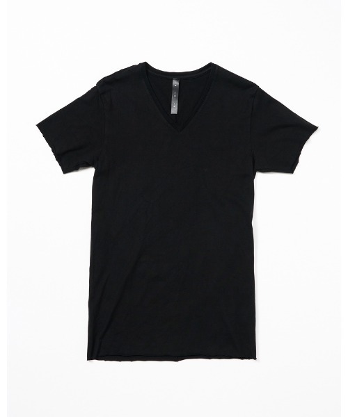 wjk(ダヴルジェイケイ)の「cut-off V-neck S/S(Tシャツ/カットソー・メンズ・ホワイト/ブラック・MEDIUM/SMALL/X-LARGE/LARGE)」の19枚目の写真