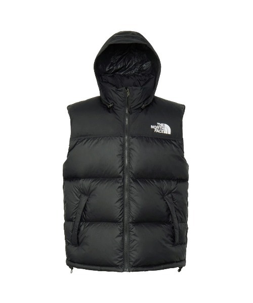 THE NORTH FACE(ザノースフェイス)の「THE NORTH FACE NUPTSE VEST(ザ・ノース・フェイス ヌプシベスト)(ダウンジャケット/コート・メンズ・グレー系/ブラック・MEDIUM/LARGE/X-LARGE)」の6枚目の写真
