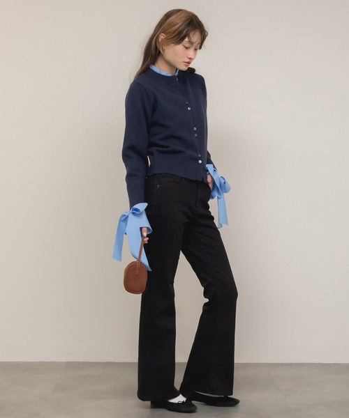 大人気！HIT ITEM！】【original】2WAYフレアスリーブドッキングニット