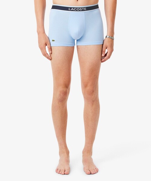 LACOSTE(ラコステ)の「モノグラム&プレーン/3パックストレッチコットントランクショーツセット(ボクサーパンツ・メンズ・ブラック/ネイビー・XL/S/M/L)」の19枚目の写真