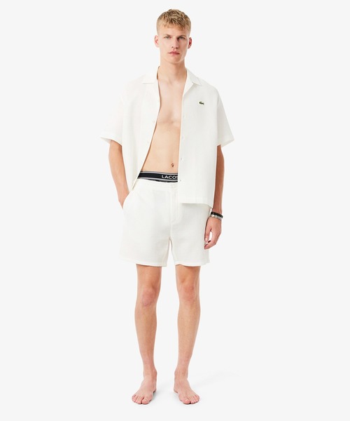 LACOSTE(ラコステ)の「モノグラム&プレーン/3パックストレッチコットントランクショーツセット(ボクサーパンツ・メンズ・ブラック/ネイビー・XL/S/M/L)」の9枚目の写真