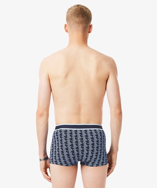 LACOSTE(ラコステ)の「モノグラム&プレーン/3パックストレッチコットントランクショーツセット(ボクサーパンツ・メンズ・ブラック/ネイビー・XL/S/M/L)」の14枚目の写真