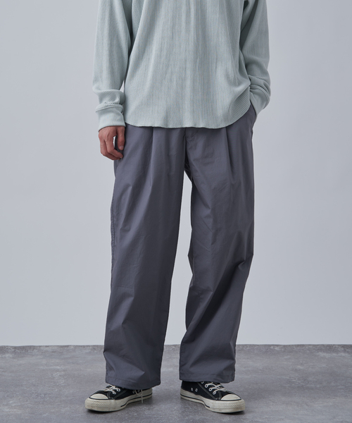 B.C STOCK(ベーセーストック)の「NEW タイプライターオーバーパンツ(カーゴパンツ・メンズ・ブラック系その他/グレー/アイボリー/ブラウン系その他/カーキ・FREE)」の3枚目の写真