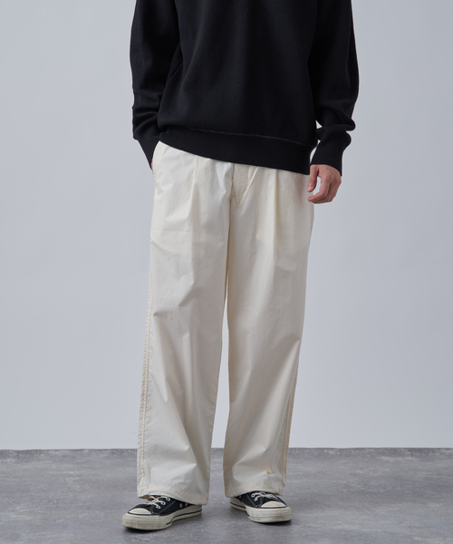 B.C STOCK(ベーセーストック)の「NEW タイプライターオーバーパンツ(カーゴパンツ・メンズ・ブラック系その他/グレー/アイボリー/ブラウン系その他/カーキ・FREE)」の2枚目の写真