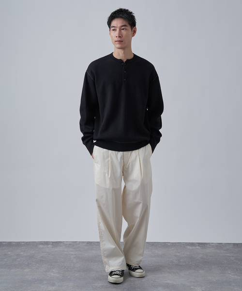 B.C STOCK(ベーセーストック)の「NEW タイプライターオーバーパンツ(カーゴパンツ・メンズ・ブラック系その他/グレー/アイボリー/ブラウン系その他/カーキ・FREE)」の10枚目の写真