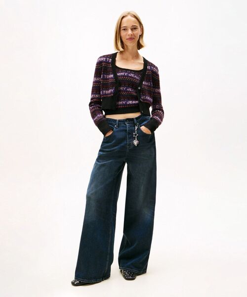 tommy jeans(トミー ジーンズ)の「フェアアイルカーディガン(ニット/セーター・レディース・ブラック・MEDIUM/SMALL/X-SMALL)」の3枚目の写真