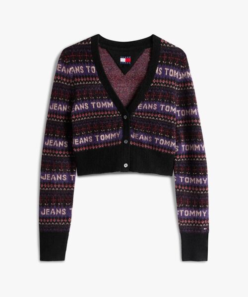 tommy jeans(トミー ジーンズ)の「フェアアイルカーディガン(ニット/セーター・レディース・ブラック・MEDIUM/SMALL/X-SMALL)」の5枚目の写真