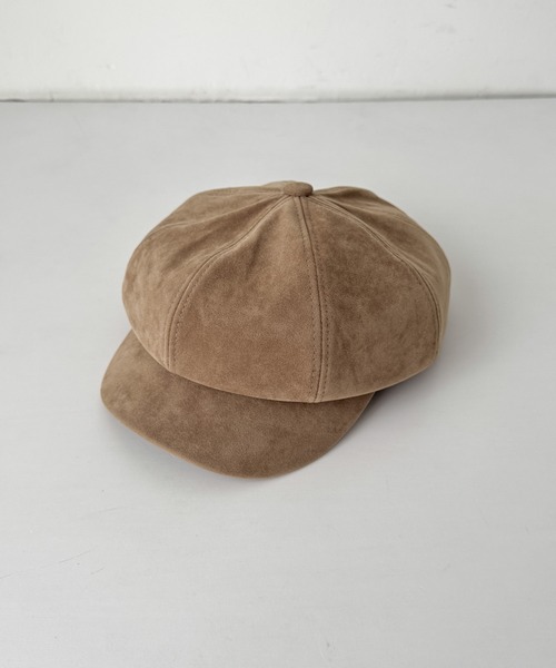 CANAL JEAN（キャナルジーン）の「El mar　スウェードキャスケット（キャスケット・レディース・ベージュ/ブラウン・ONE SIZE）」の7枚目の写真