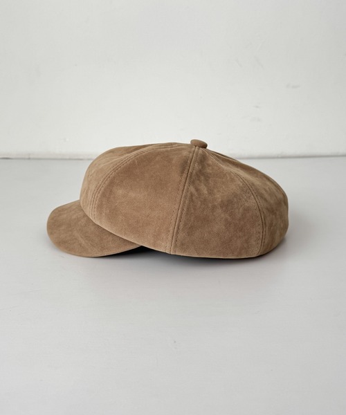 CANAL JEAN（キャナルジーン）の「El mar　スウェードキャスケット（キャスケット・レディース・ベージュ/ブラウン・ONE SIZE）」の8枚目の写真