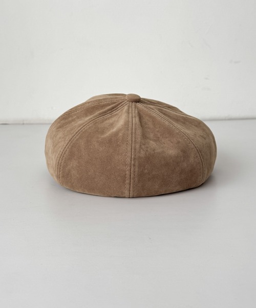 CANAL JEAN（キャナルジーン）の「El mar　スウェードキャスケット（キャスケット・レディース・ベージュ/ブラウン・ONE SIZE）」の9枚目の写真