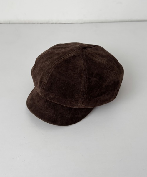 CANAL JEAN（キャナルジーン）の「El mar　スウェードキャスケット（キャスケット・レディース・ベージュ/ブラウン・ONE SIZE）」の11枚目の写真