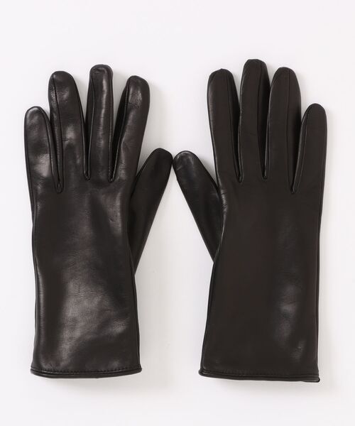 GALA　GLOVES（ガラ　グローブ）の「【GALA GLOVES/ガーラグローブ】ラムレザー グローブ 手袋 イタリア製（手袋・レディース・ブラック/グレー系その他/ダークグリーン/ダークブラウン・7/8/7.5）」の2枚目の写真